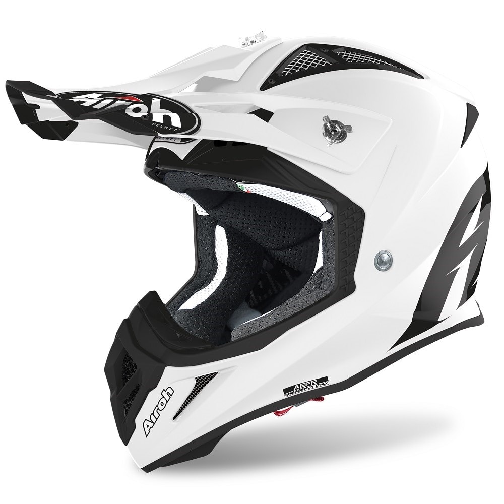 Airoh Aviator ACE Helm Color White Gloss