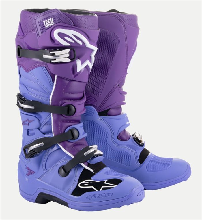 Alpinestars Tech 7 Boots double purple white