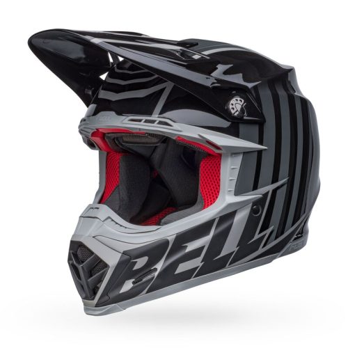 BELL Moto 9S Flex Helm Sprint schwarz grau 2022