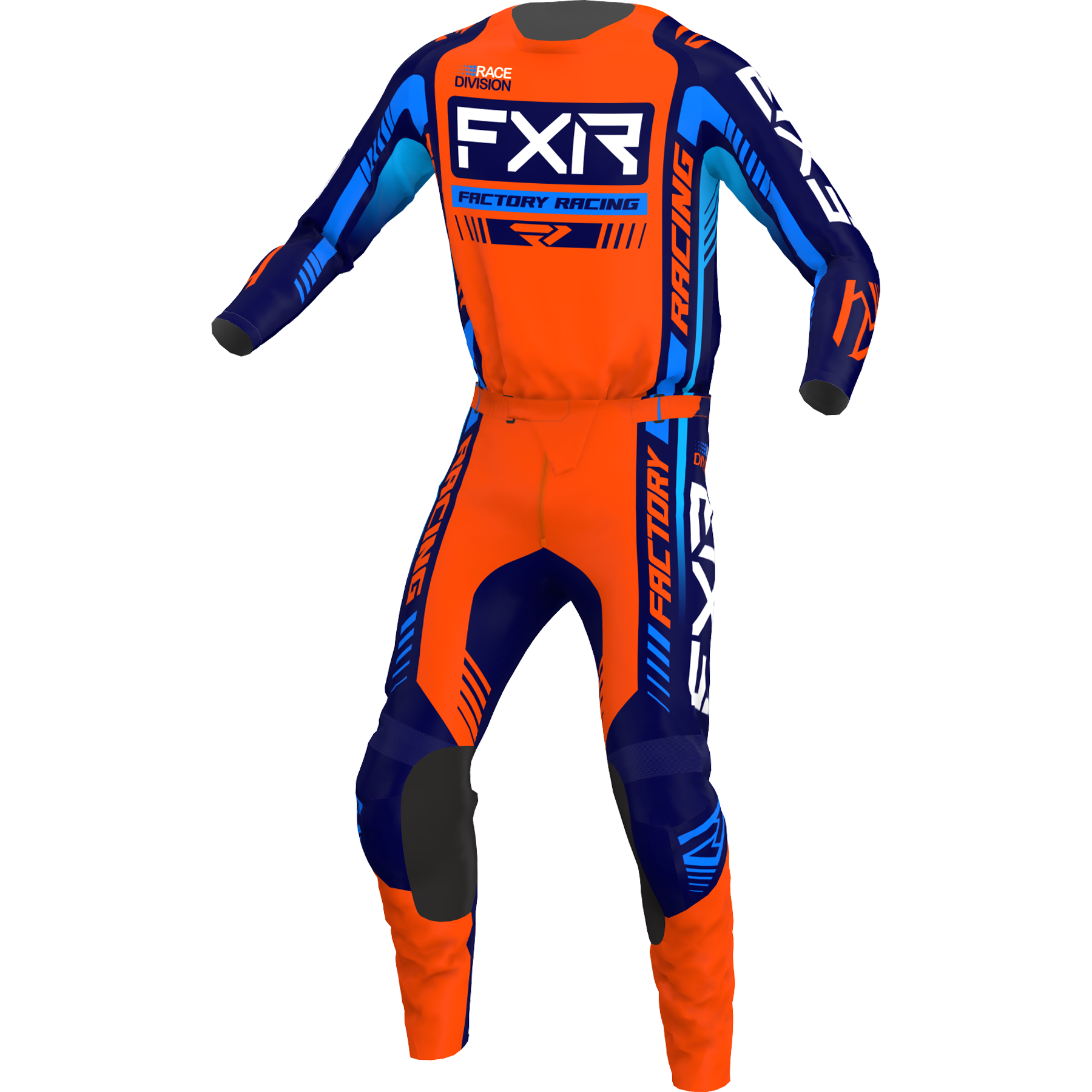 FXR Clutch Pro MX Combo Orange Navy