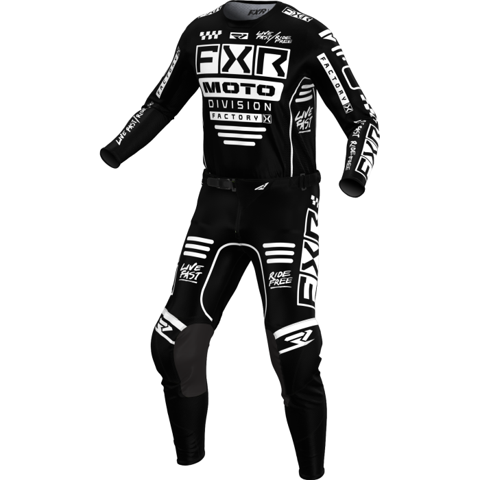 FXR Podium Gladiator MX Combo Black White