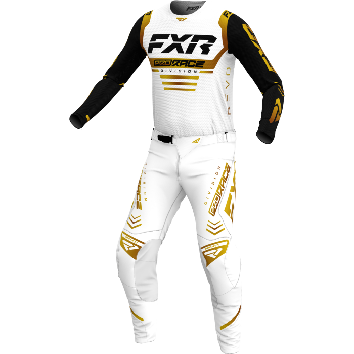 FXR Revo MX Combo White Black Gold
