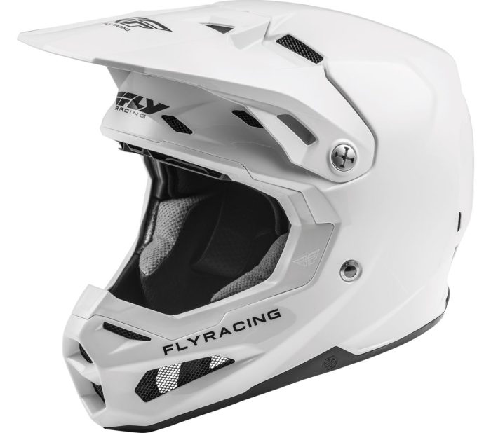 Fly Racing Formula Carbon Prime Helm Solid White