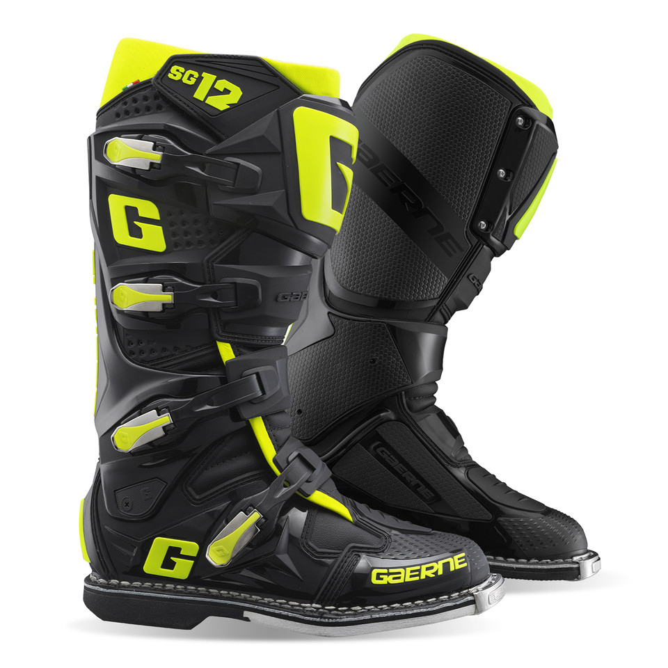 Gaerne SG12 Black Fluo Yellow