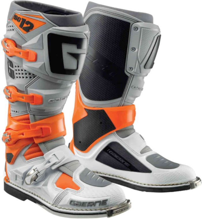 Gaerne SG12 Boot Orange Grey White