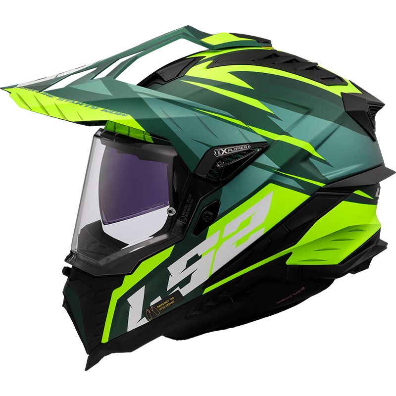 LS2 MX 701 Explorer Helm Spire Matt