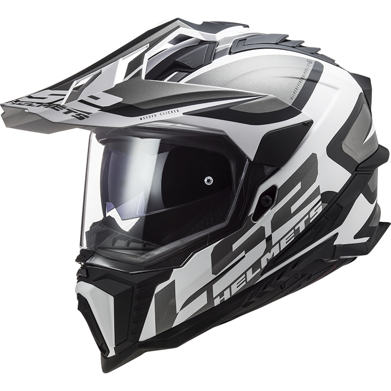 LS2 MX 701 HPFC Explorer Alter Helm Black White 22.06