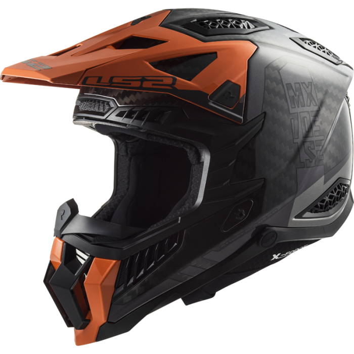 LS2 MX 703 X-Force C Helm Victory Titanium Orange 22.06