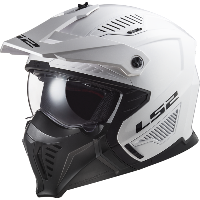 LS2 OF 606 Drifter Helm Solid White 22.06