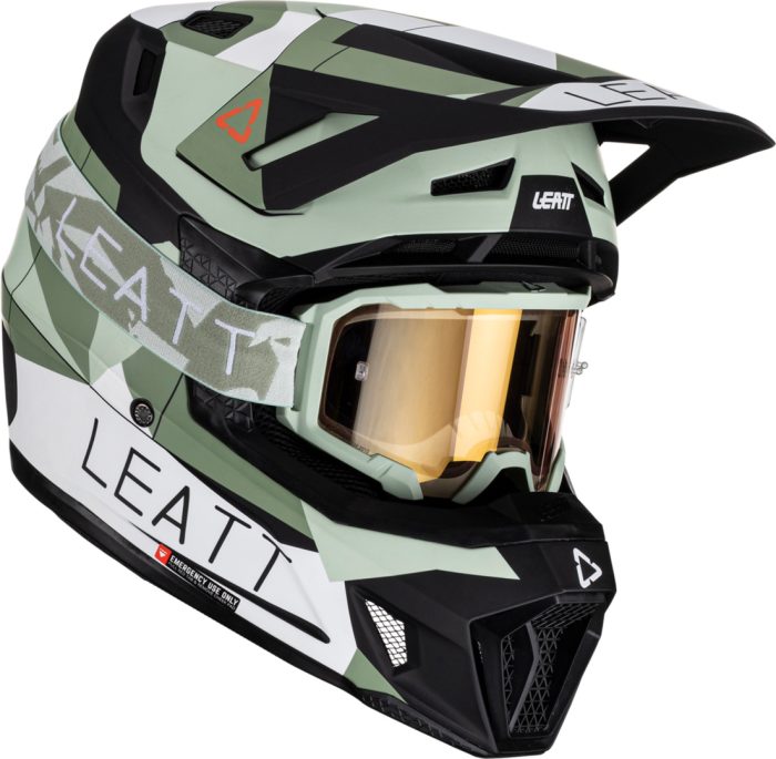 Leatt Helm Kit Moto 7.5 V23 mit 4.5 Brille Cactus