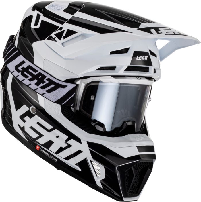 Leatt Helm Kit Moto 7.5 V23 mit 4.5 Brille White
