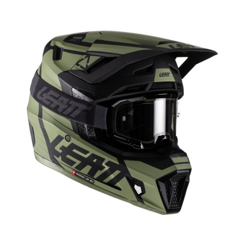 Leatt Moto 7.5 V22 Helm schwarz grün 2022