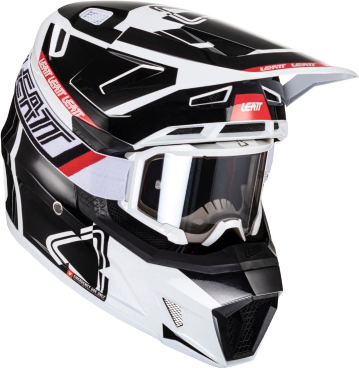 Leatt Moto 7.5 V24 Helm Black White