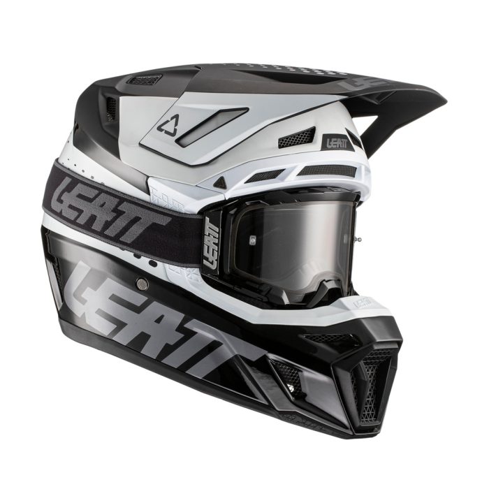 Leatt Moto 8.5 V22 Helm schwarz-weiß 2022