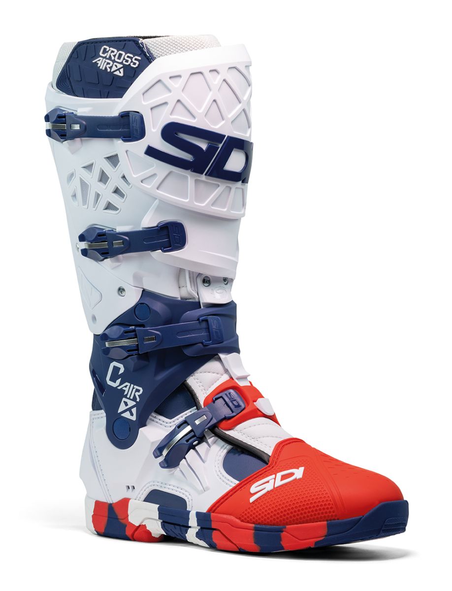 Sidi Crossair X Boot White Navy Red