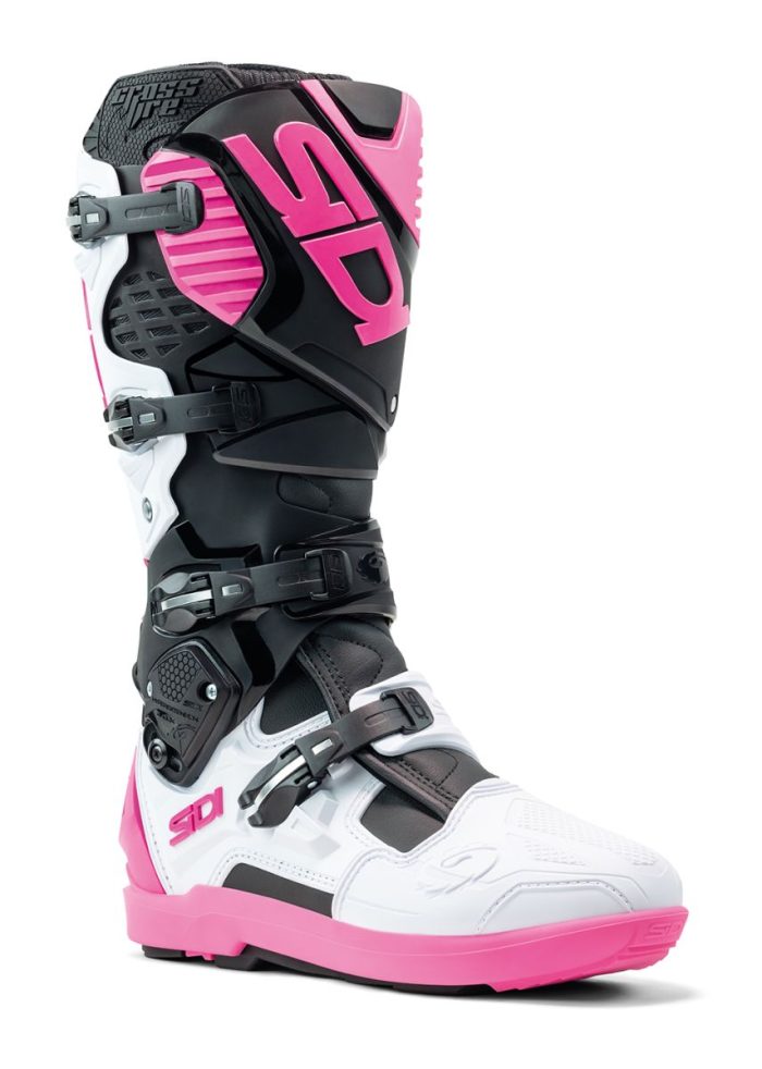 Sidi Crossfire 3SRS Boot Black White Pink